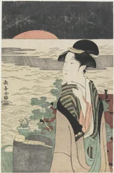 Eine Schönheit betrachtet den ersten Sonnenaufgang, 1793-1796